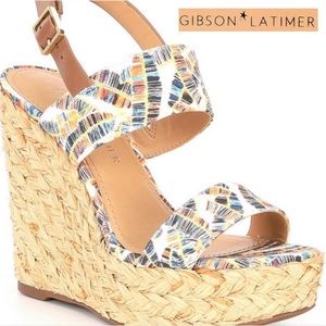 Gipson Latimer Celia Printed Espadrille Wedges